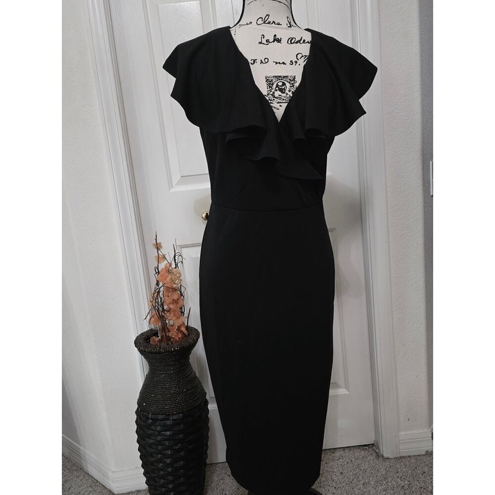Unique Vintage Ruffle Dress Size M NWOT